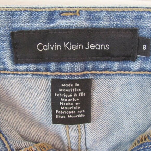 Calvin Klein Jeans Women's Size 8 (31 x 29) Ultimate Boot Cut Light Wash Stretch - Picture 7 of 12